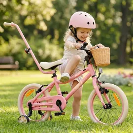 SUN BABY LOOFI 16 Zoll RH 0 cm grau/rosa