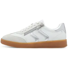 Marco Tozzi Schnürschuhe in white/silver | Gr.: 39 EU