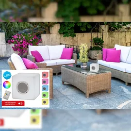 NÄVE LED-Dekoleuchte Würfel mit Bluetooth Cube Weiß eckig