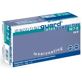 sempermed Latex Einweghandschuhe puderfrei SEMPERGUARD® | 100er Box - M