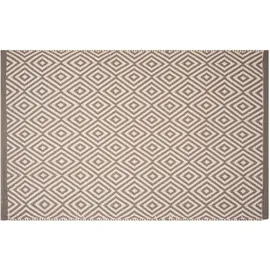 PAD ANGIE 60 x 90 cm Grau/Weiß