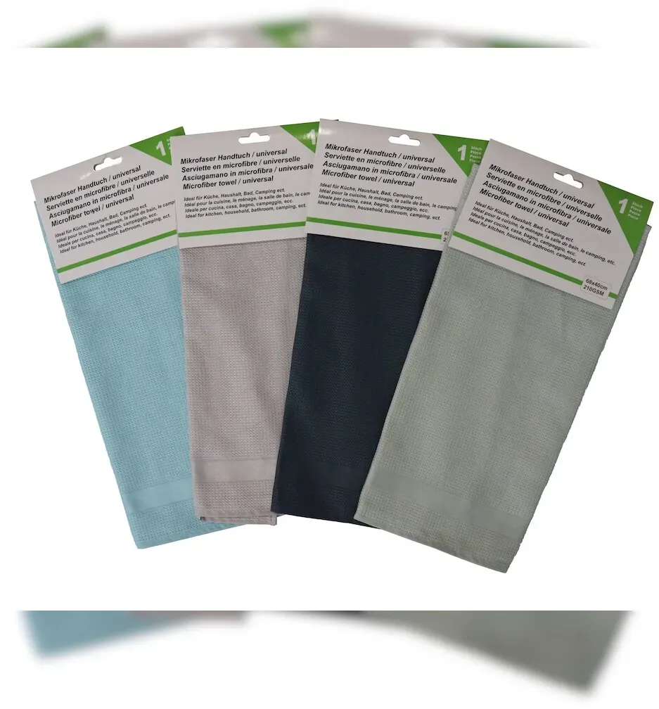 Hoffmann Microfaser Universal Handtuch 40 x 68 cm, 4er Set