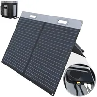 revolt Solarpanel klappbar: Faltbares Solarpanel, 2 monokristalline Zellen, USB-C PD, ETFE, 100 W (tragbare Solar-Panel, Solarmodule klappbar, Spannungswandler)