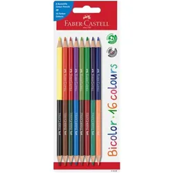 Faber-Castell (Schule) 8er-Pack Buntstifte »Bicolor«