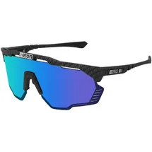 SCICON Aeroshade Kunken Sonnenbrille carbon matt blau No Size
