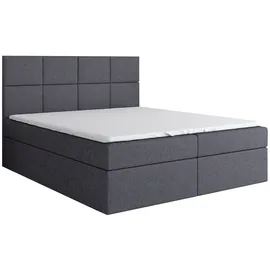 A&J MöbelLand Boxspringbett VAR 120 x 200 cm Grau