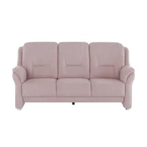 meinSofa Couch Mikrofaser 3-Sitzer Rosa/Pink