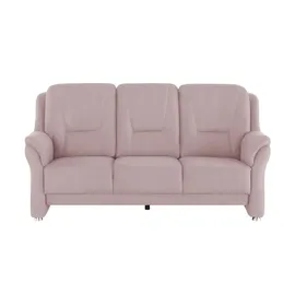 meinSofa Couch Mikrofaser 3-Sitzer Rosa/Pink
