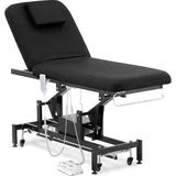 Physa Massageliege - Massagesessel, Massageliege elektrisch Massagebank Therapieliege Massagetisch 200 kg Schwarz