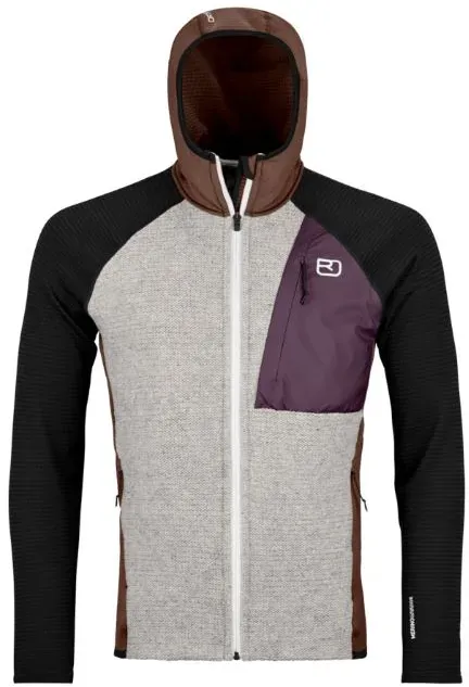 Ortovox Fleece GP Classic Knit Hoody Men - Fleecejacke - XL - dark chestnut