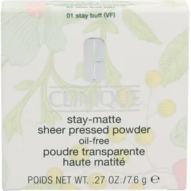 Clinique Stay-Matte Sheer Pressed Powder 01 stay buff