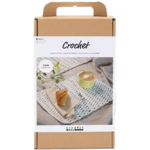 Creativ Company Creativ Bastelset Häkeln, Tischset, 1 Packung