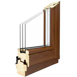Holzfenster Drutex Kiefer Softline 68 1-flüglig Festverglasung