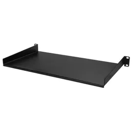 Startech CABSHELF1U10 Server Schrank Fachboden, 1 HE, 25 cm Schwarz