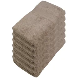 Miamar® Handtuch Handtücher 6er Set 50 x 100 cm Sand