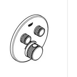 Grohe Grohtherm SmartControl Thermostat mit 2 Absperrventile