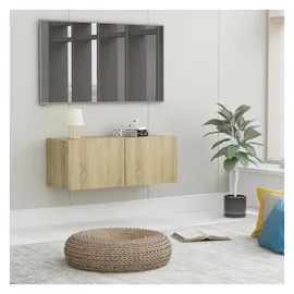 vidaXL Sonoma-Eiche TV-Schrank 80x30x30 cm Holzwerkstoff