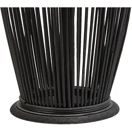 Beliani Laterne TAHITI 72 cm Schwarz