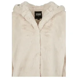 URBAN CLASSICS Hooded Teddy Coat Jacke White 5XL