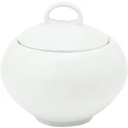 KAHLA 052001A90005C Aronda Zuckerdose 0,25 l | weißer Zuckerbehälter aus Porzellan