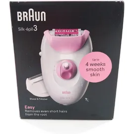 Braun Silk-épil 3 3-031 Rosa/Weiß