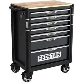 feistos Werkstattwagen Mento 2 | 158-teilig Schwarz 48x73x98cm