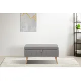OTTO home Truhenbank AMIRA grau 81 x 36 x 43 cm