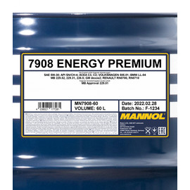 Mannol Energy Premium 5W-30 7908 60 l