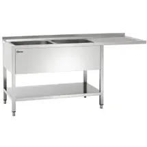 Bartscher Spülcenter 700, B1600 2 Becken LI