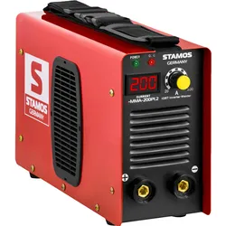 Stamos Germany Elektroden Schweißgerät - 200 A - Hot Start - LED Display