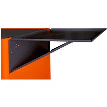 BAHCO Ablage Metall 9 mm x 455 mm x 395 mm schwarz