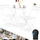 Kesser KESSER® Bistroset 3-teilig Bistrotisch mit 2 klappbaren Stühle Set Balkonset Balkonmöbel Klapp-Möbel Gartenset Sitzgarnitur Gartengarnitur Gartenmöbel Sitzgruppe Metall Bistro Gartentisch inkl. Abdeckung