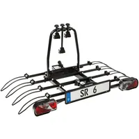 Bullwing SR6 Fahrradträger für 4 Fahrräder Anhängerkupplung Heckträger mit