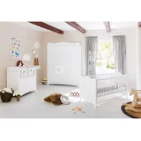 Pinolino Kinderzimmer Florentina breit 3-tlg. weiß