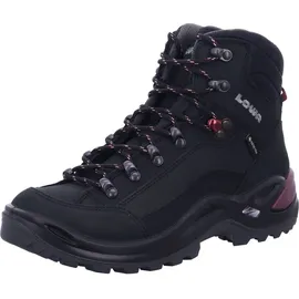 Lowa Renegade GTX Mid Damen Schwarz/Pflaume 41