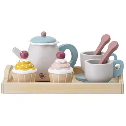 Bloomingville Kinder Spiel Kaffee Set Gentrim, 21 x 15,5 x 10 cm