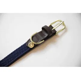 Kentucky Plaited Hundehalsband Navy M 50 cm