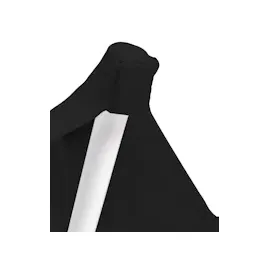 TexDeko 2er-Set Stretch Stehtischhusse für Bistrotisch Ø 70-75 cm Schwarz | strapazierfähig verstärkte Fußtaschen bügelfrei waschbar