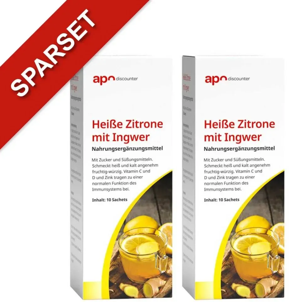 Heisse Zitrone mit Ingwer von apodiscounter