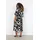 Soyaconcept Druckkleid Midikleid Schwarz 38