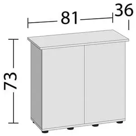 JUWEL AQUARIUM Aquarienunterschrank SBX Rio 125 grau