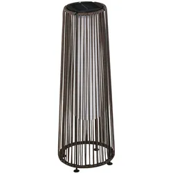 Outsunny - Solarlampe - 21.5Lx21.5Wx61Hcm - Braun