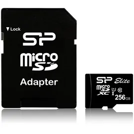 Silicon Power microSDXC 256GB Class 10 V10SP + SD-Adapter