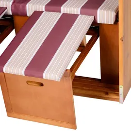 Outsunny Strandkorb BxHxT: 118 x T79 x H160 cm