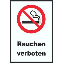 Rauchen verboten Schild A1 (594x841mm)