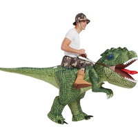 One Casa Aufblasbares Kostüm Dinosaurier Reiten T Rex Air Blow Up Lustige Party Halloween Kostüm für Erwachsene