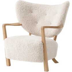 &Tradition Wulff ATD2 Sessel, eiche geölt / sheepskin moonlight