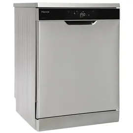 moctor DW70014AS Geschirrspüler (freistehend, 598 mm, Silber)