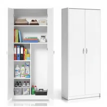 home collective Mehrzweckschrank 74 x 180 x 0 cm Weiß