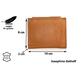 Josephine Osthoff Handtaschen-Manufaktur Josephine Osthoff Geldbörse klein unisex braun